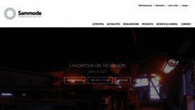What Sammode.com website looked like in 2020 (5 years ago)