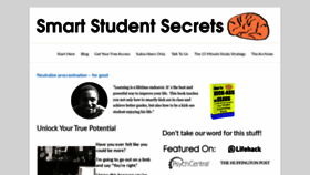 What Smartstudentsecrets.com website looked like in 2020 (4 years ago)