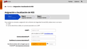 What Serviciosdigitales.imss.gob.mx website looked like in 2020 (4 years ago)