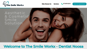 What Smileworkx.com.au website looked like in 2020 (4 years ago)