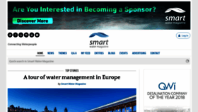 What Smartwatermagazine.com website looked like in 2020 (4 years ago)
