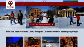 What Saratoga.com website looked like in 2020 (4 years ago)