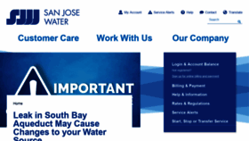 What Sjwater.com website looked like in 2020 (4 years ago)