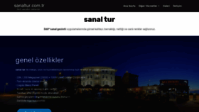 What Sanaltur.com.tr website looked like in 2020 (4 years ago)