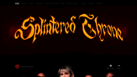 What Splinteredthrone.com website looked like in 2020 (4 years ago)
