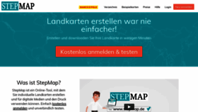 What Stepmap.de website looked like in 2020 (4 years ago)