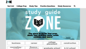 What Studyguidezone.com website looked like in 2020 (4 years ago)