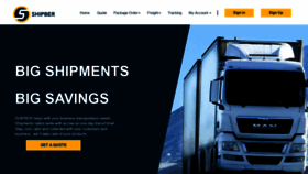 What Shipber.com website looked like in 2020 (5 years ago)