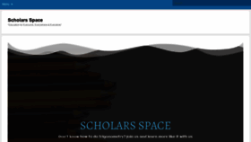 What Scholarsspace.com website looked like in 2020 (4 years ago)