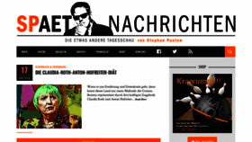 What Spaet-nachrichten.de website looked like in 2020 (4 years ago)