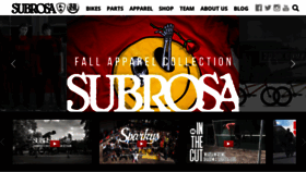 What Subrosabrand.com website looked like in 2020 (4 years ago)