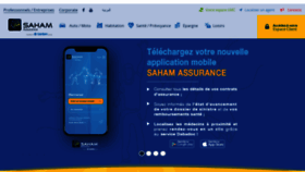 What Sahamassurance.ma website looked like in 2020 (4 years ago)