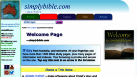 What Simplybible.com website looked like in 2020 (4 years ago)