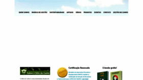 What Sitiodocedro.com.br website looked like in 2020 (4 years ago)