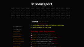 What Streamsport.eu website looked like in 2020 (4 years ago)