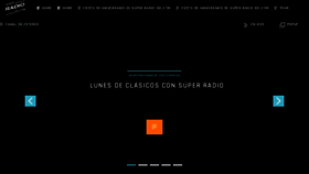 What Superradio.cr website looked like in 2020 (4 years ago)