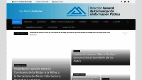 What Sanmartininforma.gob.ar website looked like in 2020 (4 years ago)