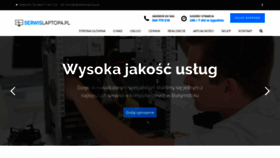 What Serwislaptopa.pl website looked like in 2020 (5 years ago)