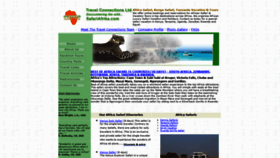 What Safariafrika.com website looked like in 2020 (4 years ago)