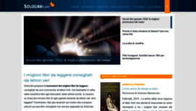 What Sololibri.net website looked like in 2020 (5 years ago)