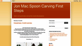 What Spooncarvingfirststeps.com website looked like in 2020 (4 years ago)