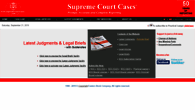 What Supremecourtcases.com website looked like in 2020 (4 years ago)