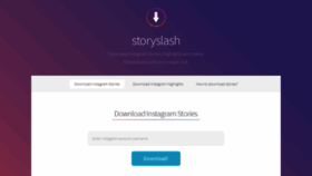 What Storyslash.com website looked like in 2020 (4 years ago)