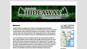 What Scheffelshideawaycampground.net website looked like in 2020 (4 years ago)