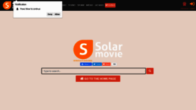 What Solarmovie.cab website looked like in 2020 (4 years ago)