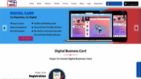 What Sharedigitalcard.com website looked like in 2020 (4 years ago)