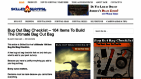 What Skilledsurvival.com website looked like in 2020 (4 years ago)