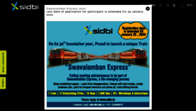 What Sidbi.in website looked like in 2020 (4 years ago)