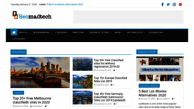 What Seomadtech.com website looked like in 2020 (4 years ago)