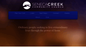 What Senecacreek.org website looked like in 2020 (4 years ago)