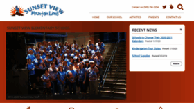 What Sunsetview.aps.edu website looked like in 2020 (4 years ago)