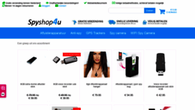 What Spyshop4u.nl website looked like in 2020 (4 years ago)
