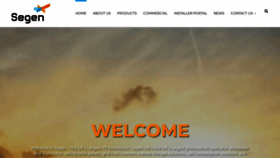 What Segen.co.uk website looked like in 2020 (4 years ago)