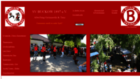 What Svbuckow-gymnastik-tanz.de website looked like in 2020 (4 years ago)