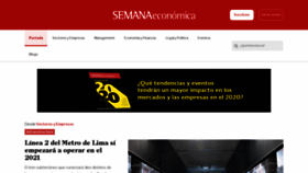What Semanaeconomica.com website looked like in 2020 (4 years ago)
