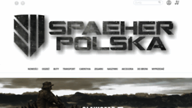 What Spaeher.pl website looked like in 2020 (4 years ago)