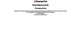 What Steuersparcard.de website looked like in 2020 (4 years ago)