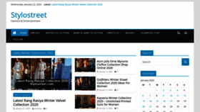 What Stylostreet.com website looked like in 2020 (5 years ago)