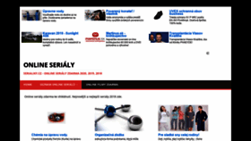 What Serialiky.cz website looked like in 2020 (4 years ago)