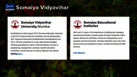 What Somaiya.edu website looked like in 2020 (4 years ago)