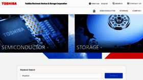What Semicon.toshiba.com.cn website looked like in 2020 (4 years ago)