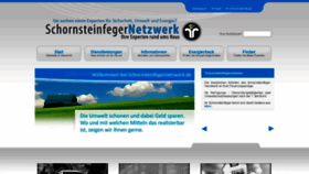 What Schornsteinfegernetzwerk.de website looked like in 2020 (4 years ago)