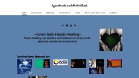 What Safehandshealing.com website looked like in 2020 (4 years ago)