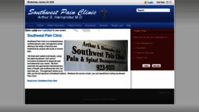 What Southwestpainclinic.com website looked like in 2020 (4 years ago)