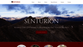 What Senturion.net website looked like in 2020 (4 years ago)