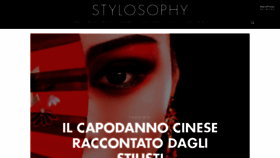 What Stylosophy.it website looked like in 2020 (5 years ago)